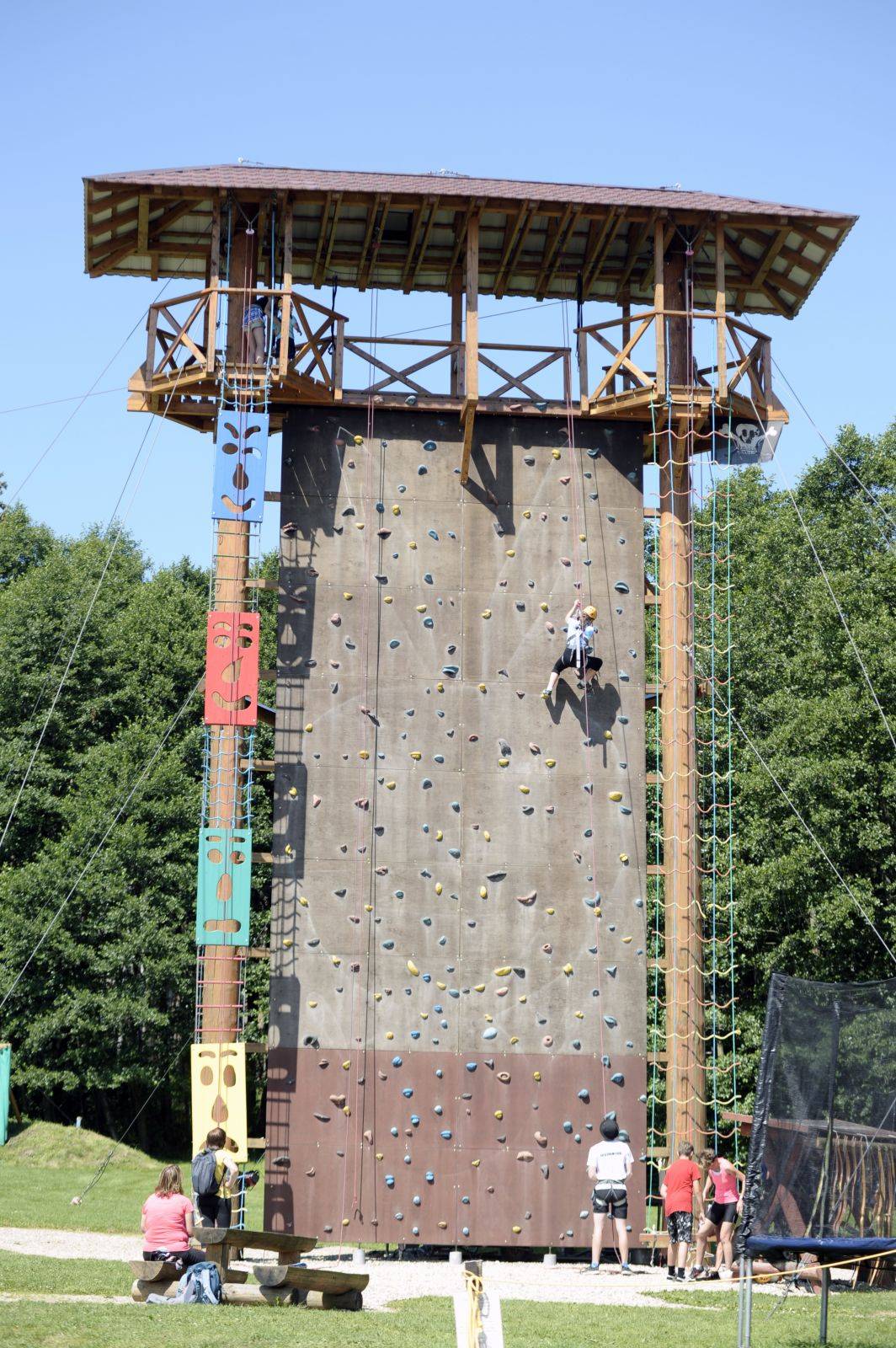 Obří lanovka - ZiP line - Adrenalin Park Jeseníky