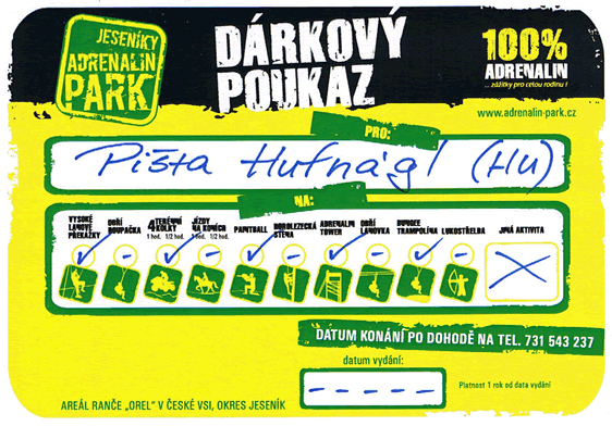 Dárkový poukaz