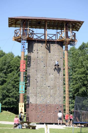 Obří lanovka - ZiP line - Adrenalin Park Jeseníky